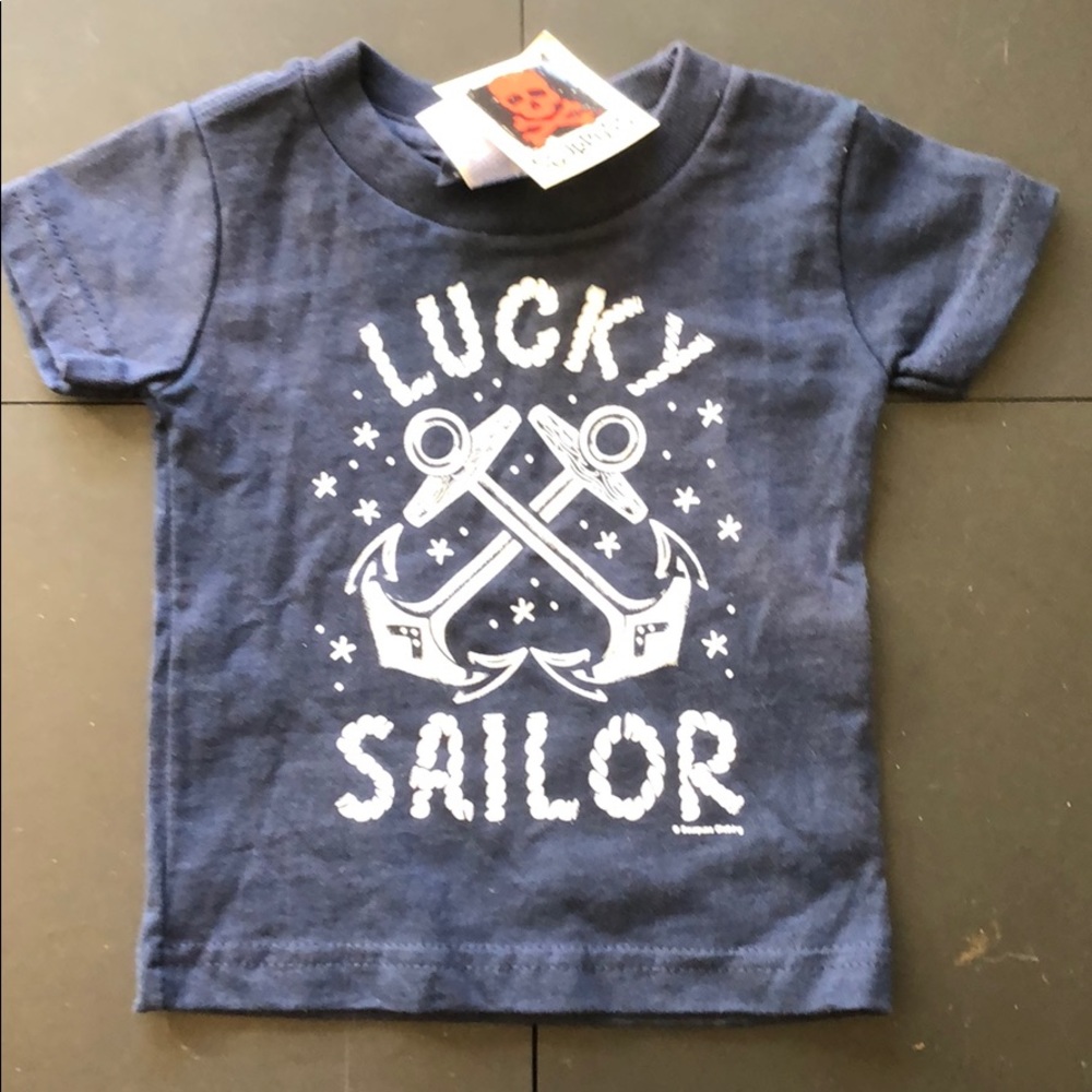 SOURPUSS LUCKY SAILOR KIDS TEE